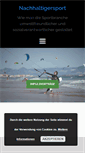 Mobile Screenshot of nachhaltigersport.com